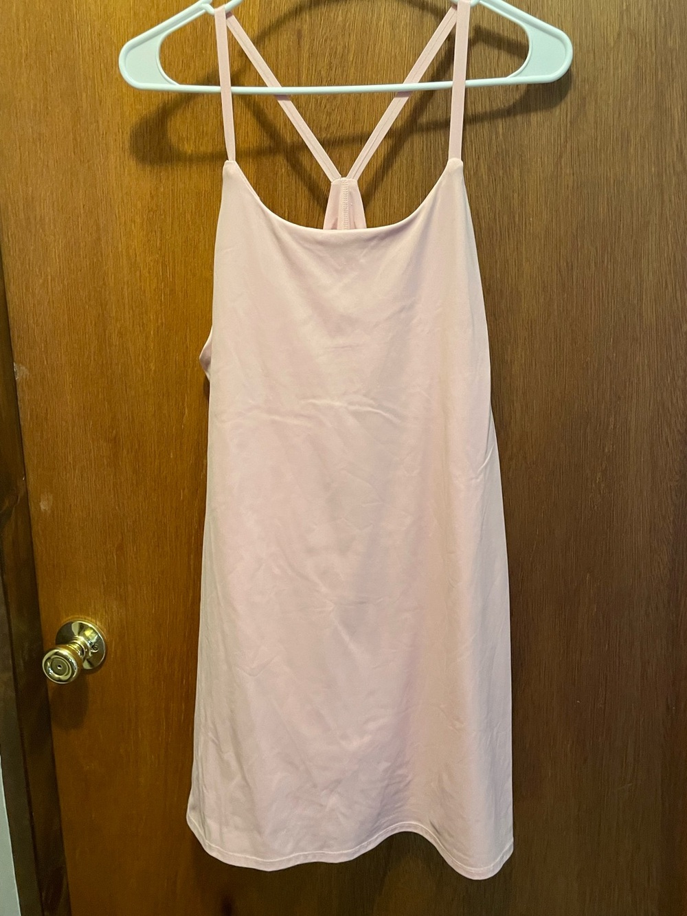 Soft Blush athletic dress w/skort shorts under